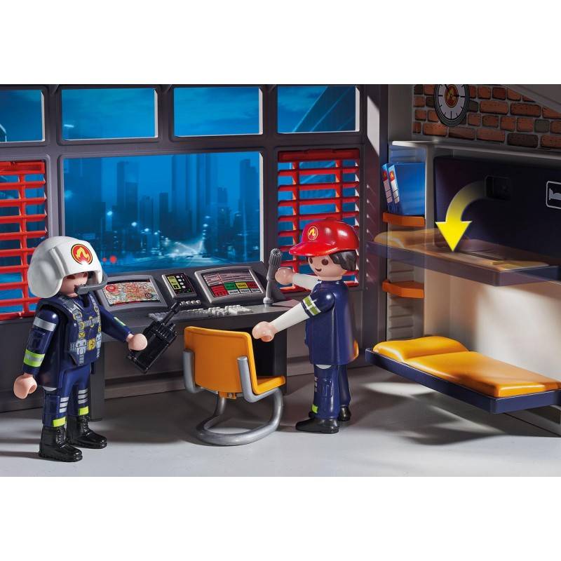 PLAYMOBIL 9462 CITY ACTION FIRE STATION WITH FIRE ALARM 